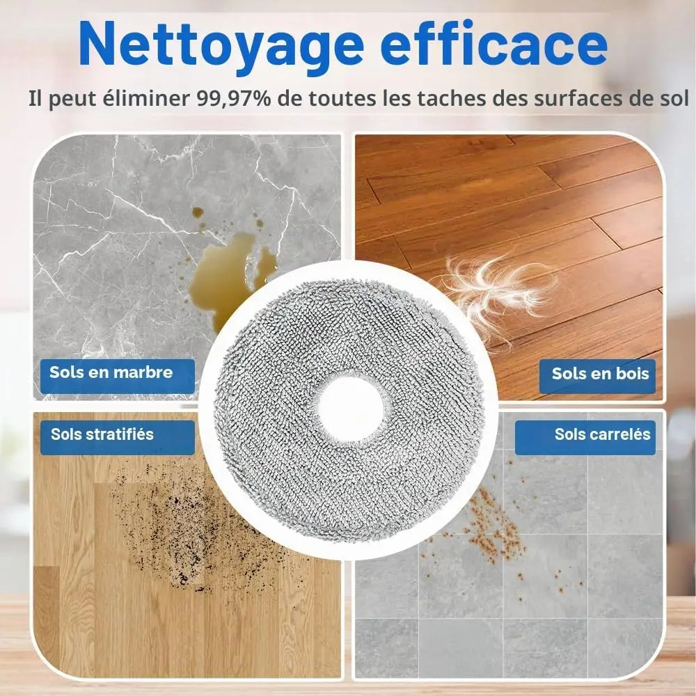 6PCS cleaning cloths for Dreame L10s Ultra Gen 3/Gen 2/L10s 