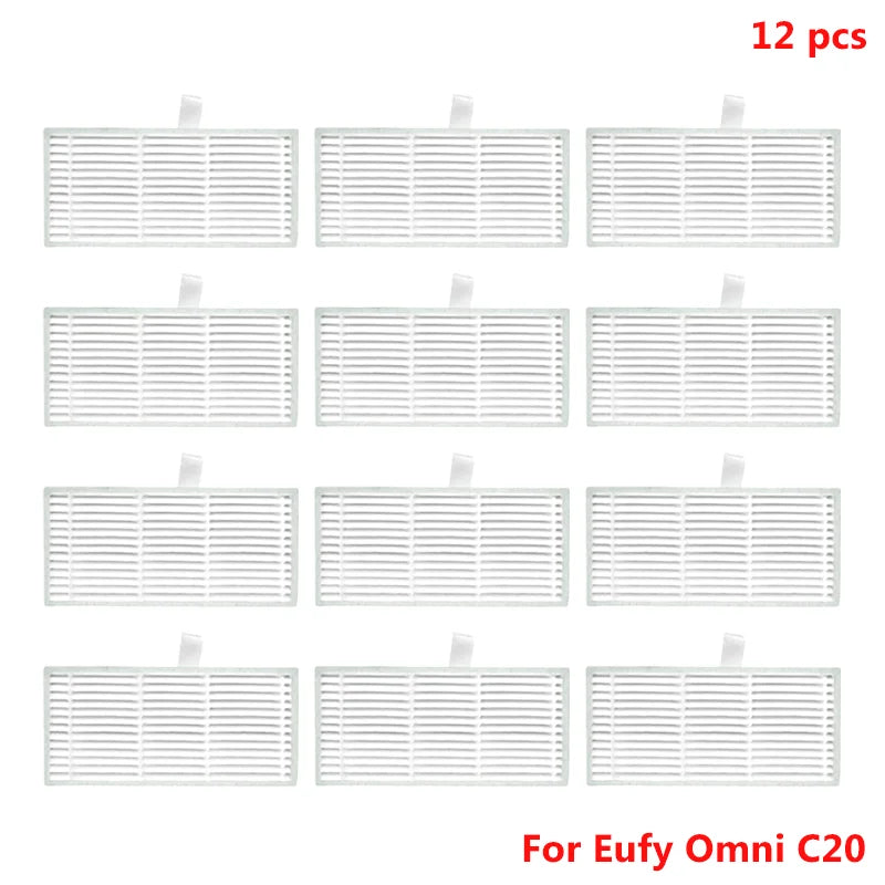 Fit For Eufy Omni C20 Robot Spare Vacuum Cleaner Accessories Main Side Brush Filter Mop Cloth Dust Bag Replacement Spare Parts