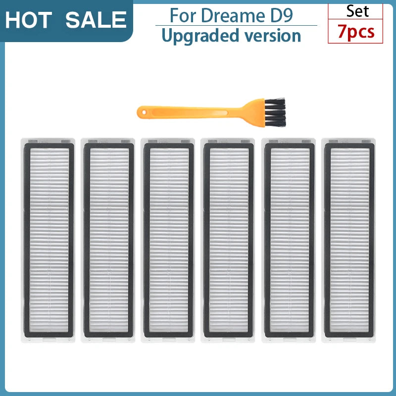 For Dreame Bot D9 Accessories D9 Max Robot Vacuum Cleaner HEPA Filter Main Side Brush Mop Cloths Replacement Spare Parts