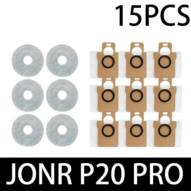 for Jonr P20 Pro T5 Pro Robot Vacuum Cleaner Accessories Main Side Brush HEPA Filter Mop Cloth Replacement Home Cleaning
