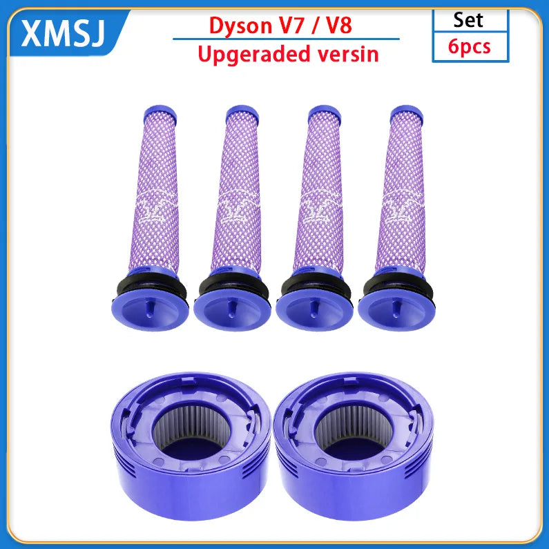 HEPA Filter for Dyson V8 V7 Accessories Robot Vacuum Cleaner Washable Filter Replacement Spare Parts