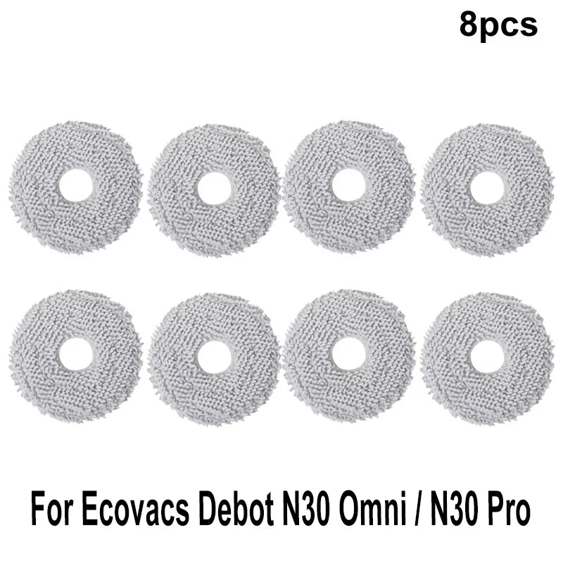 For Ecovacs Debot N30 Omni / N30 Pro Omni Accessory Main Side Brush Hepa Filter Mop Dust Bag Robot Vacuum Replacement Part