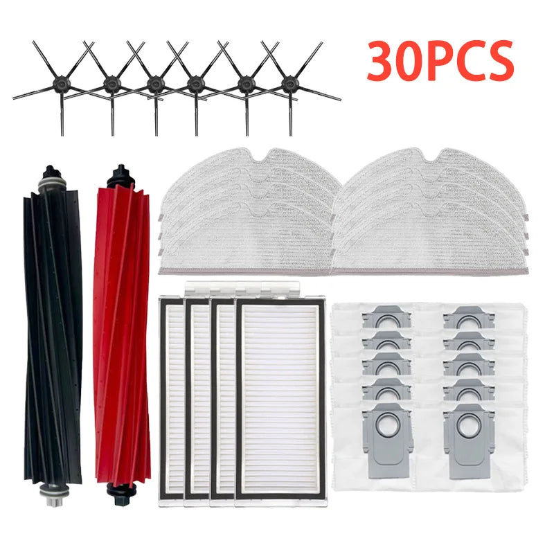 Roborock Q5 Pro+ Q8 Max Q8 Max+ Q5 Pro Robot vacuum cleaner Accessories Main Brush Hepa Filter Mop Dust Bag Replacement Parts