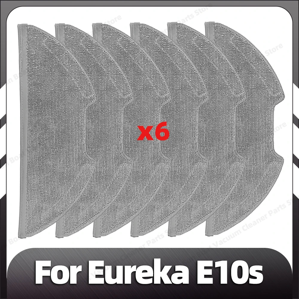 Compatible for Eureka E10s Robot Replacement Main Side Brush HEPA Filter Mop Pads Spare Parts Accessories