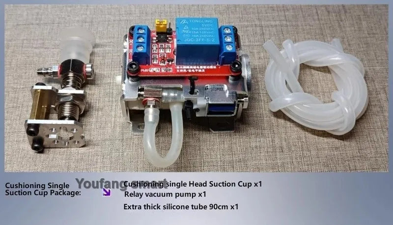 New Large Manipulator Relay Control Suction Cup Robot Arm Vacuum Pump Suction Cup Robotic Claw Gripper for Arduino Robot DIY Kit