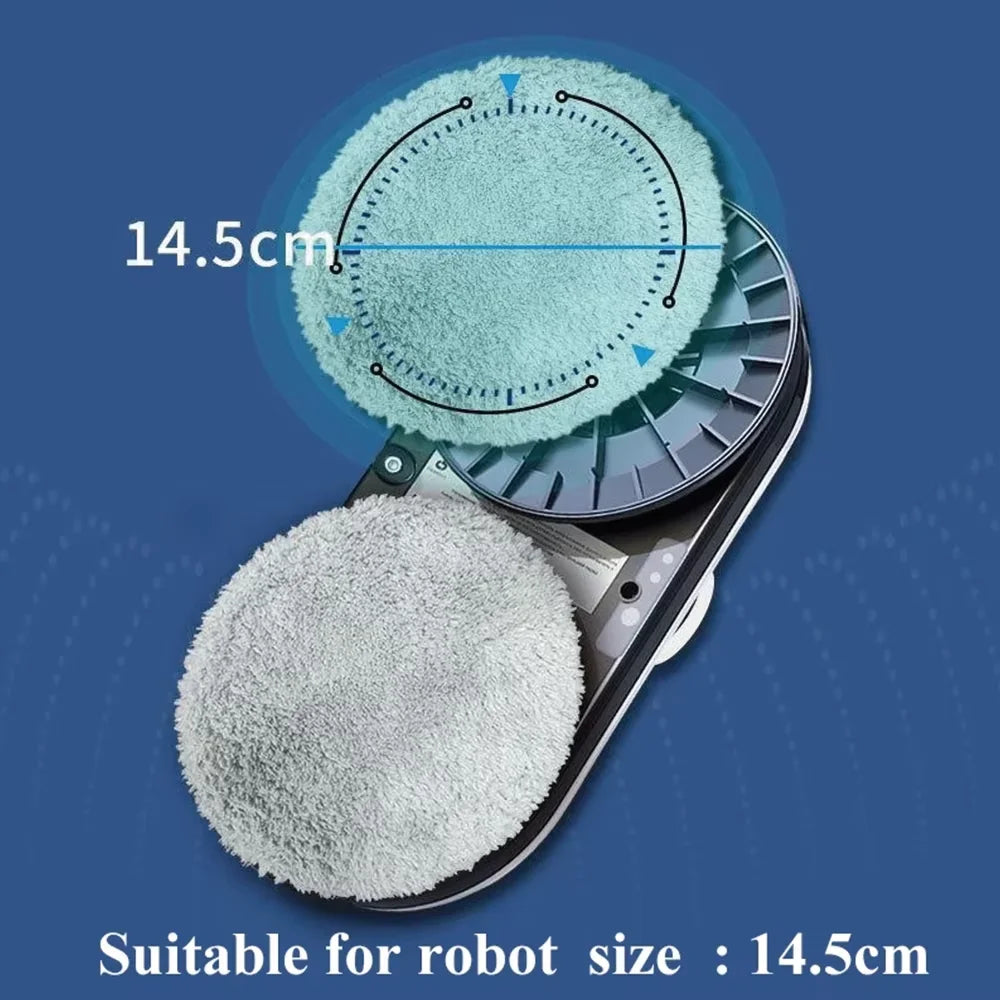 Microfiber Cleaning Rag For Window Cleaner Robot Reusable 14