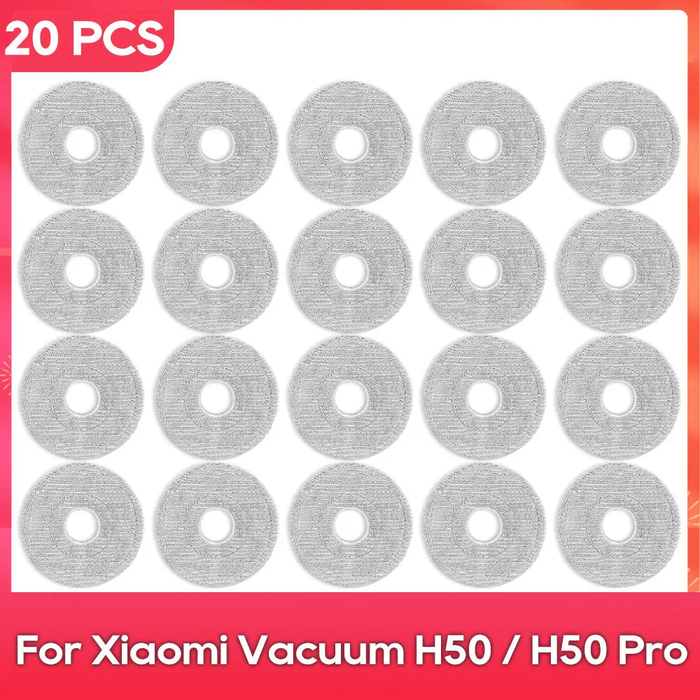 Compatible with ( Xiaomi Robot Vacuum H50 / H50 Pro ) Main Side Brush Filter Mop Dust Bag Parts Accessories Replacement