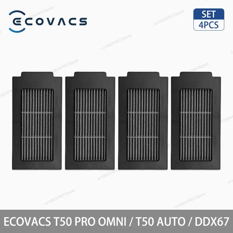 ECOVACS T50 PRO OMNI / T50 AUTO / DDX67 Robot Vacuum Cleaner Accessories Main Side Brush Hepa Filter Mop Cloth Dust Bag Parts