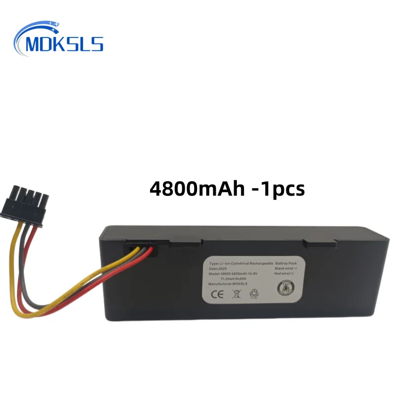 Original 14.4V 12800mAh 9800mAh STYTJ02YM Battery Compatible with Xiaomi Mijia LDS Mi Robot Vacuum-Mop P/2S