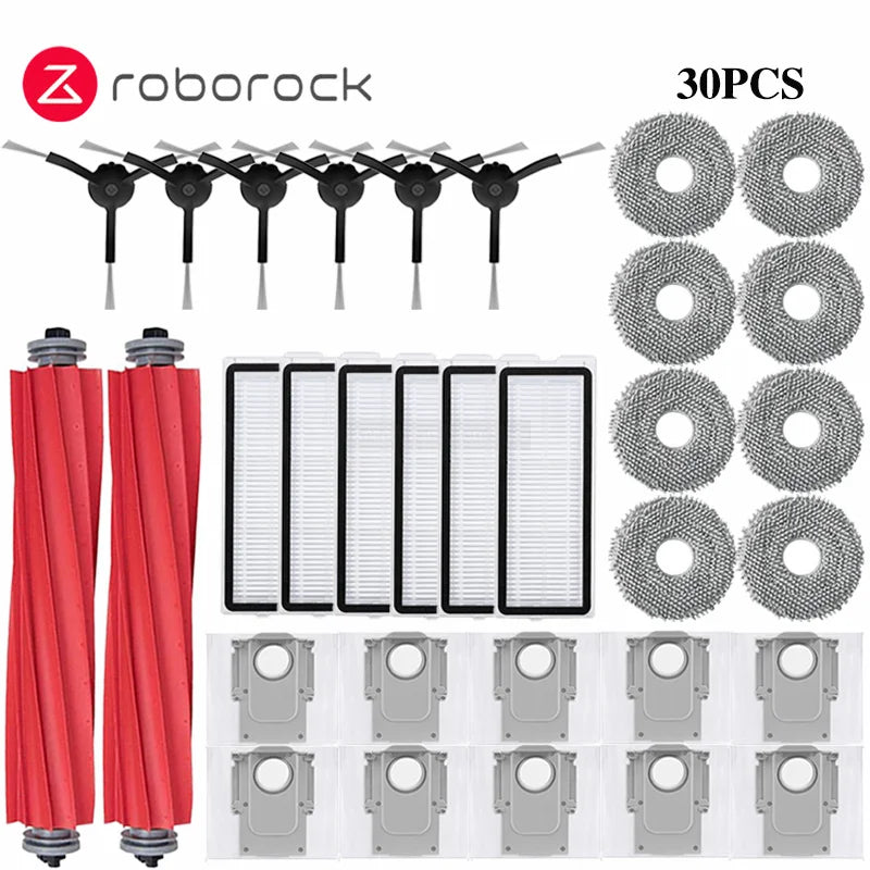 Roborock Q Revo MaxV/Q Revo S/Q Revo Pro Robot Vacuums Cleaner Accessory Dust Bag Main Side Brush HEPA Filter Mop Cloths Spare