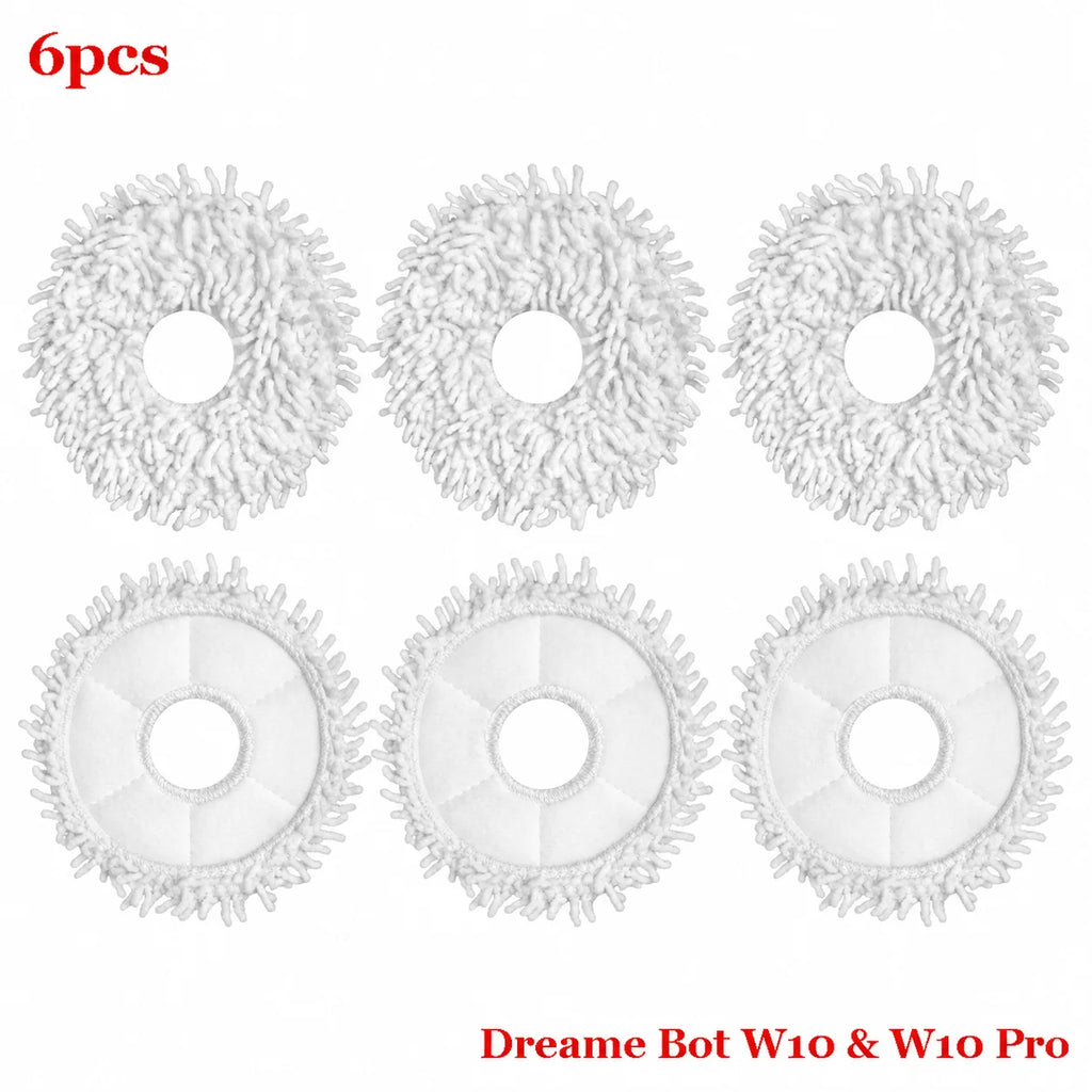 Mop Pad Spare Parts For XiaoMi Dreame Bot W10 & W10 Pro Self-Cleaning Robot Vacuum And Mop Accessories Vacuum Cleaner Mop Cloth