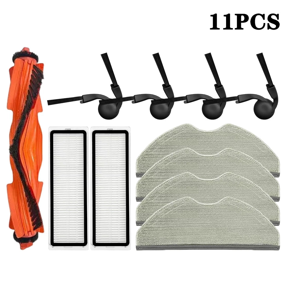 For Xiaomi S40 / OV81 Robot Vacuum Spare Parts Consumables Main Side Brush Hepa Filter Mop Cloth Accessories