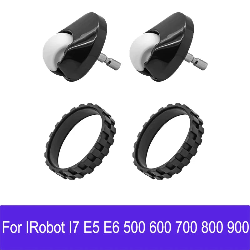 Front Wheel Tires Skin Parts For IRobot Roomba I7 E5 E6 500 