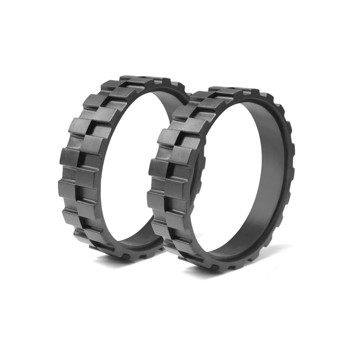Replacement Tires for IRobot Roomba Vacuum 500 600 700 800 900 E5 E6 i7 Series A Pair of Tires and Front Caster Wheel As