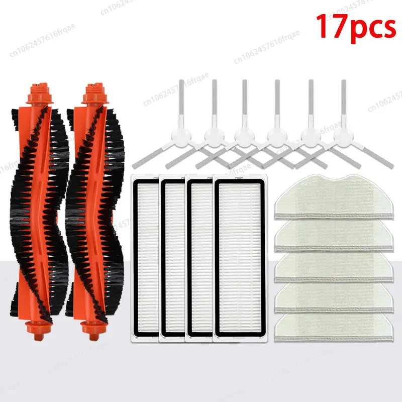 For Xiaomi Robot Vacuum S40C / E101 Accessories Main Side Brush Mop Cloth HEPA Filter Replacement Spare Parts