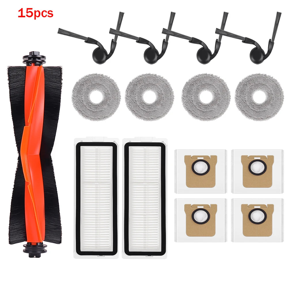 Perfect Fit Replacement Parts For Xiaomi Robot Vacuum 5 Pro OV21GL Hepa Filter Mop Cloth Side Brush Main Brush Dust Bag Kit