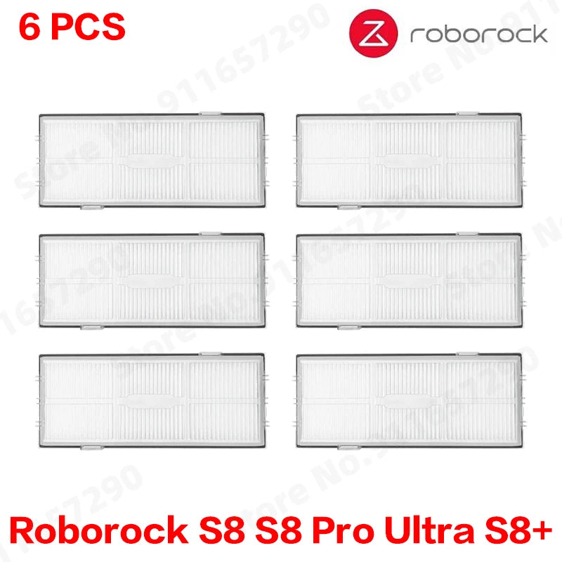 Roborock S8 Pro Ultra S8+ Robot Vacuum Spare Parts Mop Cloths Main Side Brushes HEPA Filters Dust Bags Accessories