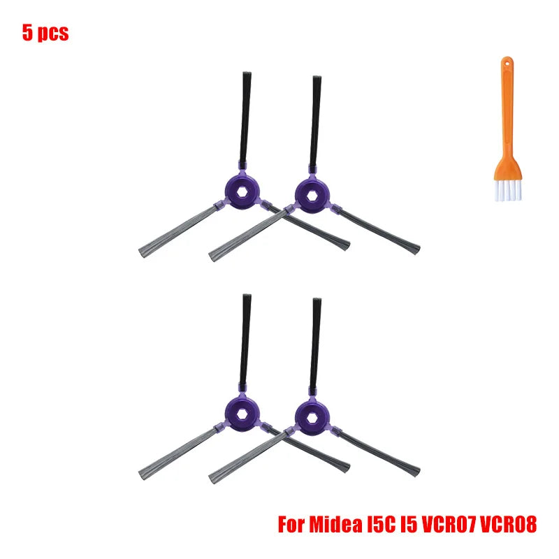 For Midea I5 I5C VCR07 VCR08 Robot Vacuum Cleaner Midea I5C Spare Parts Roller Brush Mop Bracket Dust Box Water Tank Accessories