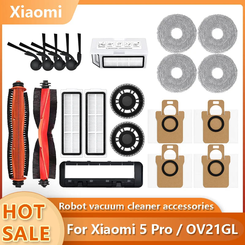 For Xiaomi 5 Pro / OV21GL Robot Vacuum Cleaner Accessories M