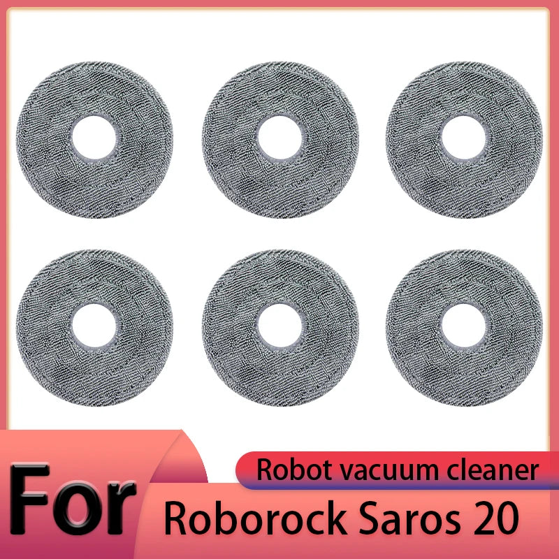 Roborock Saros 20 Robot Vacuum Cleaner Accessories Main Brush Side Brush HEPA Filter Mop Cloths Dust Bag Spare Parts