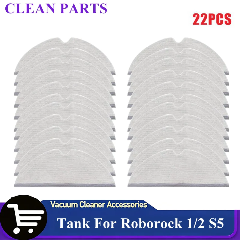 Water Tank Mop For ( Roborock 1/2 S5 S50 S51 S55 S6 S60 S65 E25 E35 E20 C10 T4 T6 Mi ) Vacuums Cleaner Mop Cloth Parts