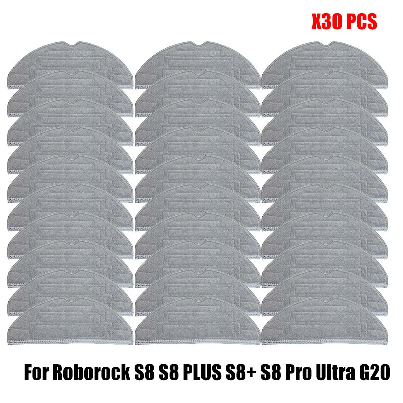 Mop Cloth for Roborock S8 S8 PLUS S8+ S8 Pro Ultra G20 Robot Vacuum Cleaner Accessories Double Vibration Mop Pad Rags Parts