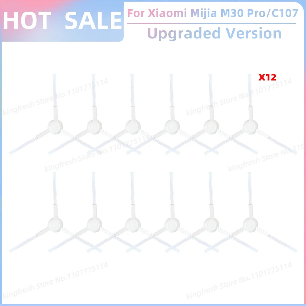 Fit For Xiaomi Mijia M30 Pro /C107 Robot Vacuum Parts Roller Side Brush Cover Hepa Filter Mop Cloth Bracket Dust Bag Accessories