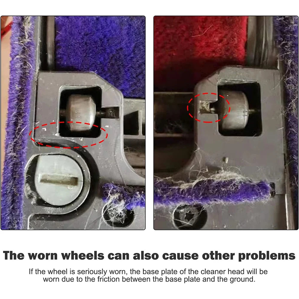 Soleplate Wheel Replacement for Dyson Vacuum Cleaner V6 V7 V