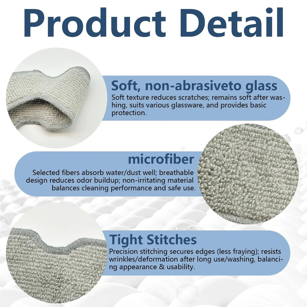 Cleaning Rag for ECOVACS Winbot Mini Window Vacuum Cleaner R