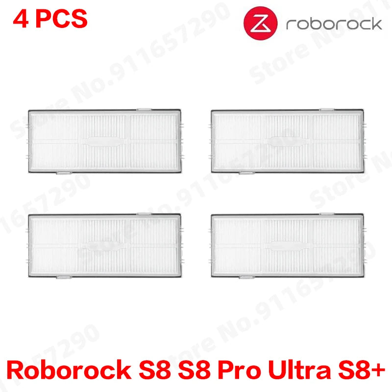 Roborock S8 Pro Ultra S8+ Robot Vacuum Spare Parts Mop Cloths Main Side Brushes HEPA Filters Dust Bags Accessories