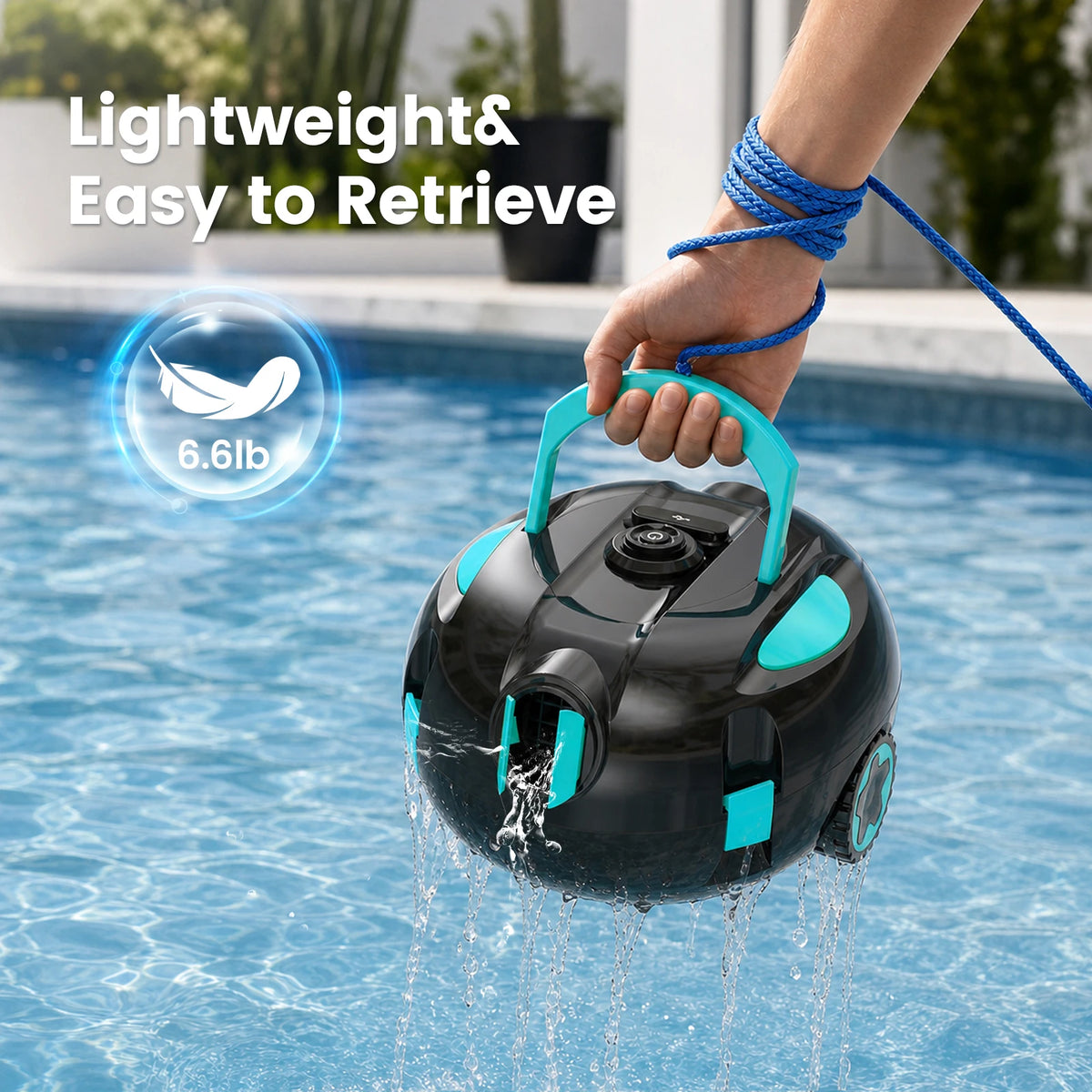 Vastorm H1 Pool Vacuum Robot Automatic Pool Cleaner 120 Mins