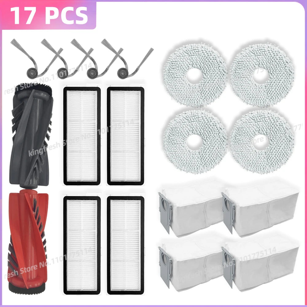 Fit For ( Roborock Qrevo 5AE / Qrevo C / Qrevo C Pro ) Parts Main Side Brush Dust Bag Mop Cloth Filter