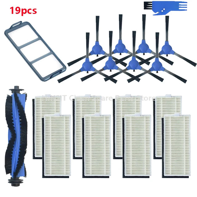 Roller Brush Pre-Filter Side Brush Parts For Eufy Robovac 11S 35C 15C 25C 30C Robot Vacuum Cleaner Accessories Wheel Brush Cover
