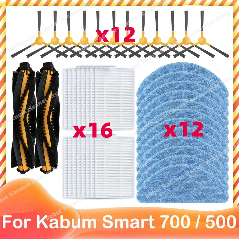 Compatible For Kabum Smart 700 / 500 / Blaupunkt Bluebot XBOOST / XPRO Main Side Brush Hepa Filter Mop Cloth Accessories Parts