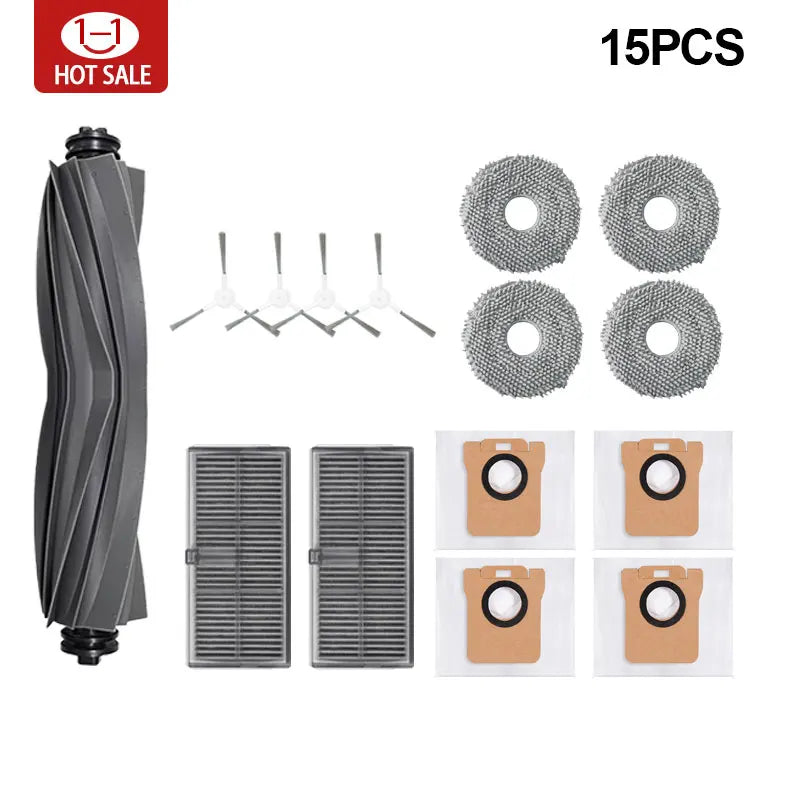 For Xiaomi Mijia M30S D103CN robot vacuum cleaner Accessories Main Side Brush Hepa Filter Mop Cloth Dust Bag Replacement Parts