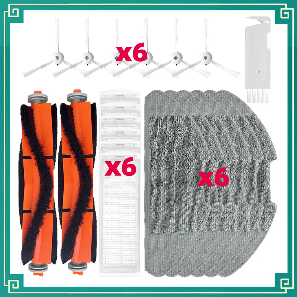 Fit For Xiaomi Mi Robot Vacuum-Mop 2 Pro MJST1SHW / 2 Lite MJSTL Parts Main Side Brush HEPA Filter Mop Cloth Accessories