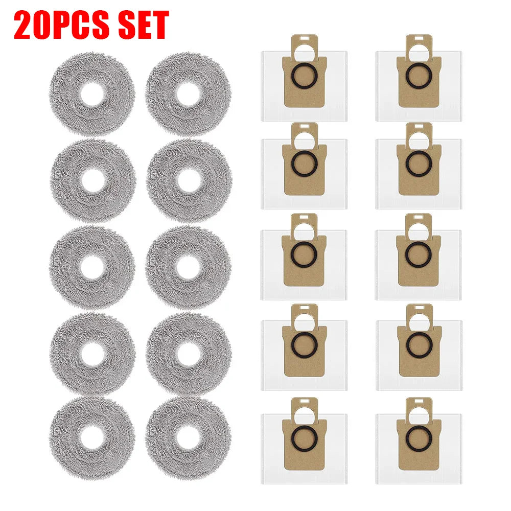 For JONR P20 PRO For JONR T5 Pro Mop Cloth Dust Bag Durable Easy Replace Robot Vacuum Cleaner Replacement Accessory Spare Part