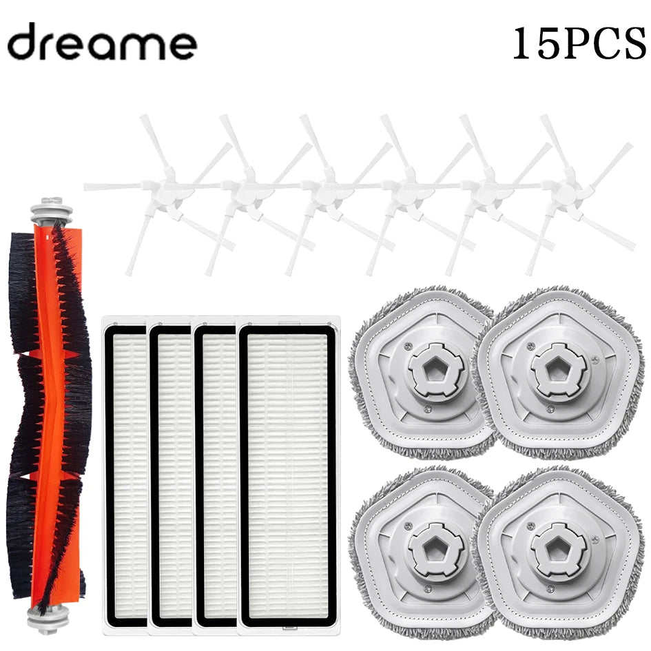 Dreame Bot W10 W10pro Vacuum Cleaner Accessories Main Side Brush HEPA Filter Mop Cloth Rag Spare Parts