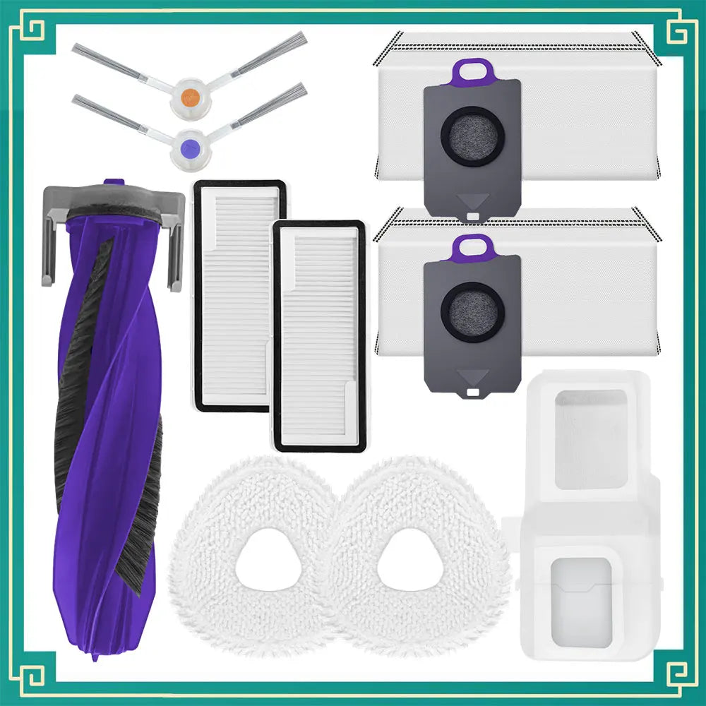 Replacement Parts Roller Side Brush HEPA Filter Mop Cloth Dust Bag for Narwal Freo Z Ultra Robot Vacuum Cleaner