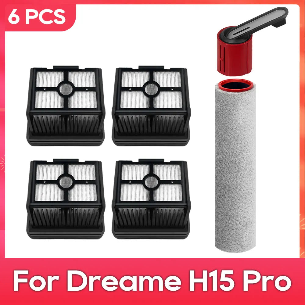 Fit For ( Dreame H15 Pro / HHR46A / H12 Pro Flex Reach ) Part Accessories Brush Filter Robot Vacuum Cleaner Kit