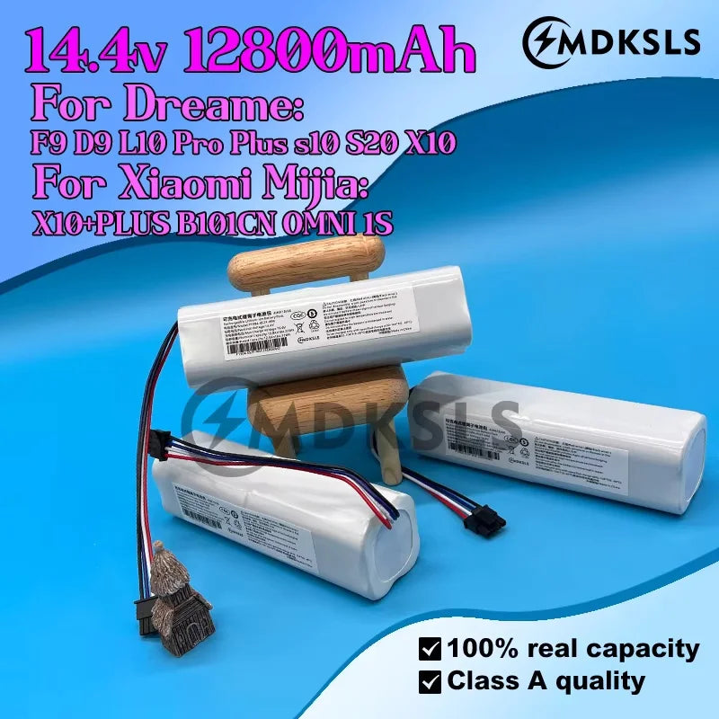MDKSLS 2026 New 14.4V 12800mAh Li-ion BMS Battery for Dream 