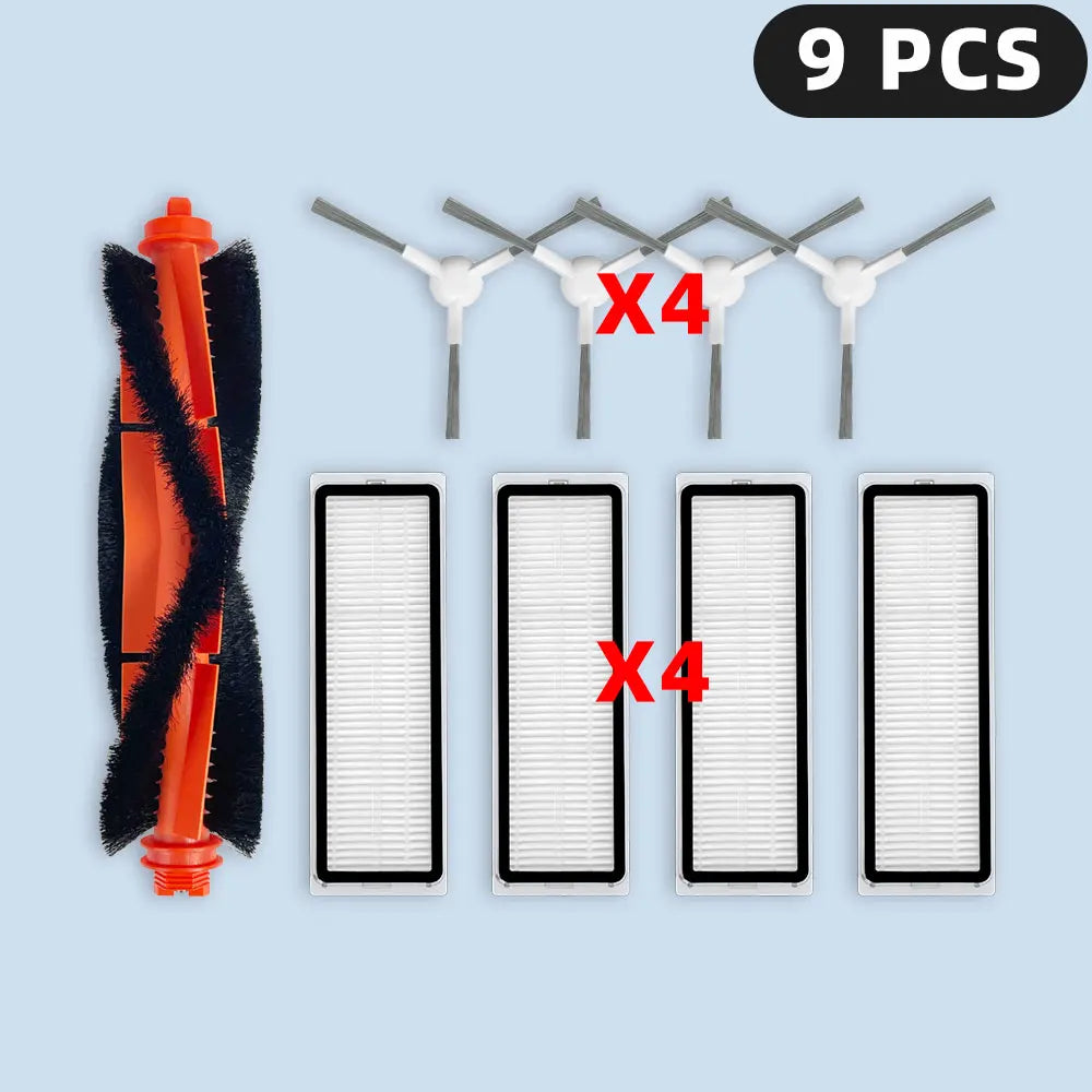 Compatible For ( Xiaomi Robot Vacuum S40C / E101 ) Spare Parts Accessories Kits Main Side brush HEPA Filter Mop Cloth