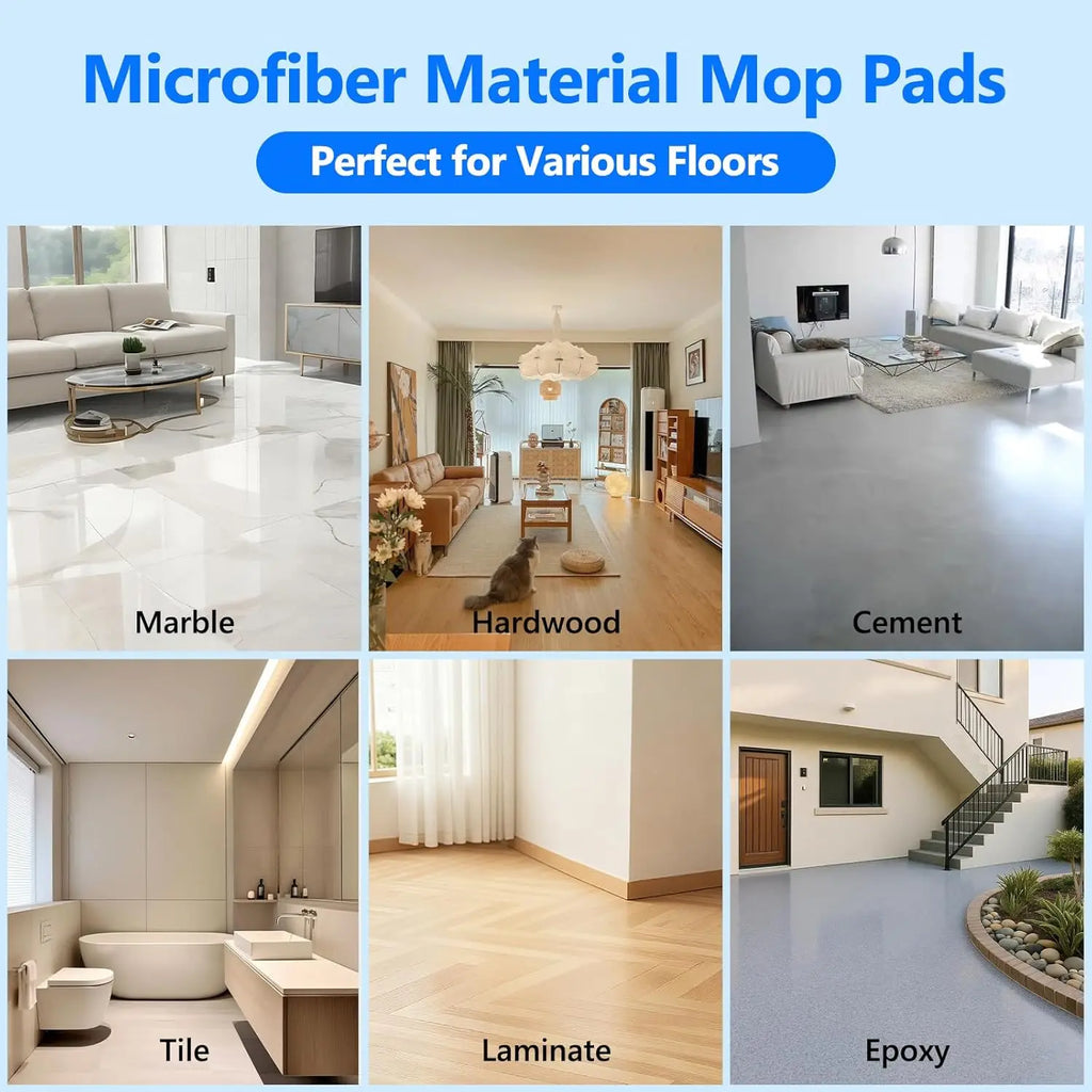 For Vileda H2prO/O-Cedar H2prO Robot Vacuum Cleaner Flat Mop