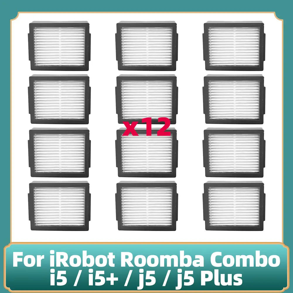 Compatible for IRobot Roomba Combo I5 / i5+ / J5 / j5+ Robot Vacuum Cleaner Main Side Brush HEPA Filter Accessories Parts