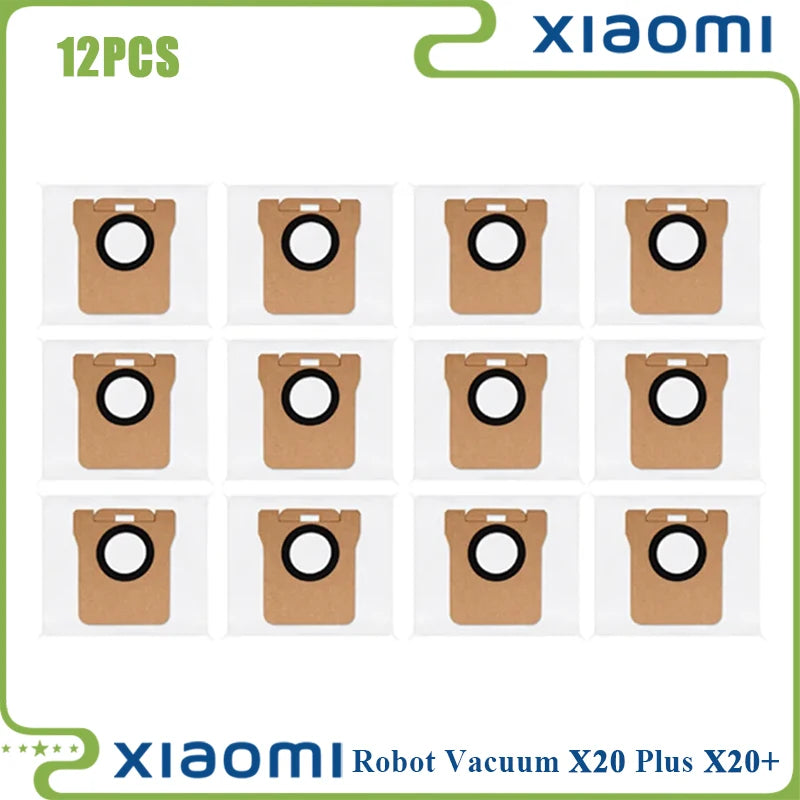 For Xiaomi Robot Vacuum X20 Plus / X20+ Replacement Parts Accessories Main Side Brush Hepa Filter Mop Cloth Dust Bag