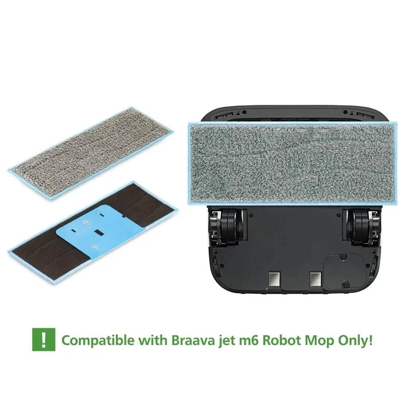 Wet Mopping Pads For IRobot Braava Jet M6 Robot Vacuum Clean
