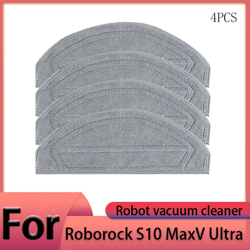Roborock S10 MaxV Ultra Robot Vacuum Cleaner Accessories Main Brush Side Brush HEPA Filter Mop Cloths Dust Bag Spare Par