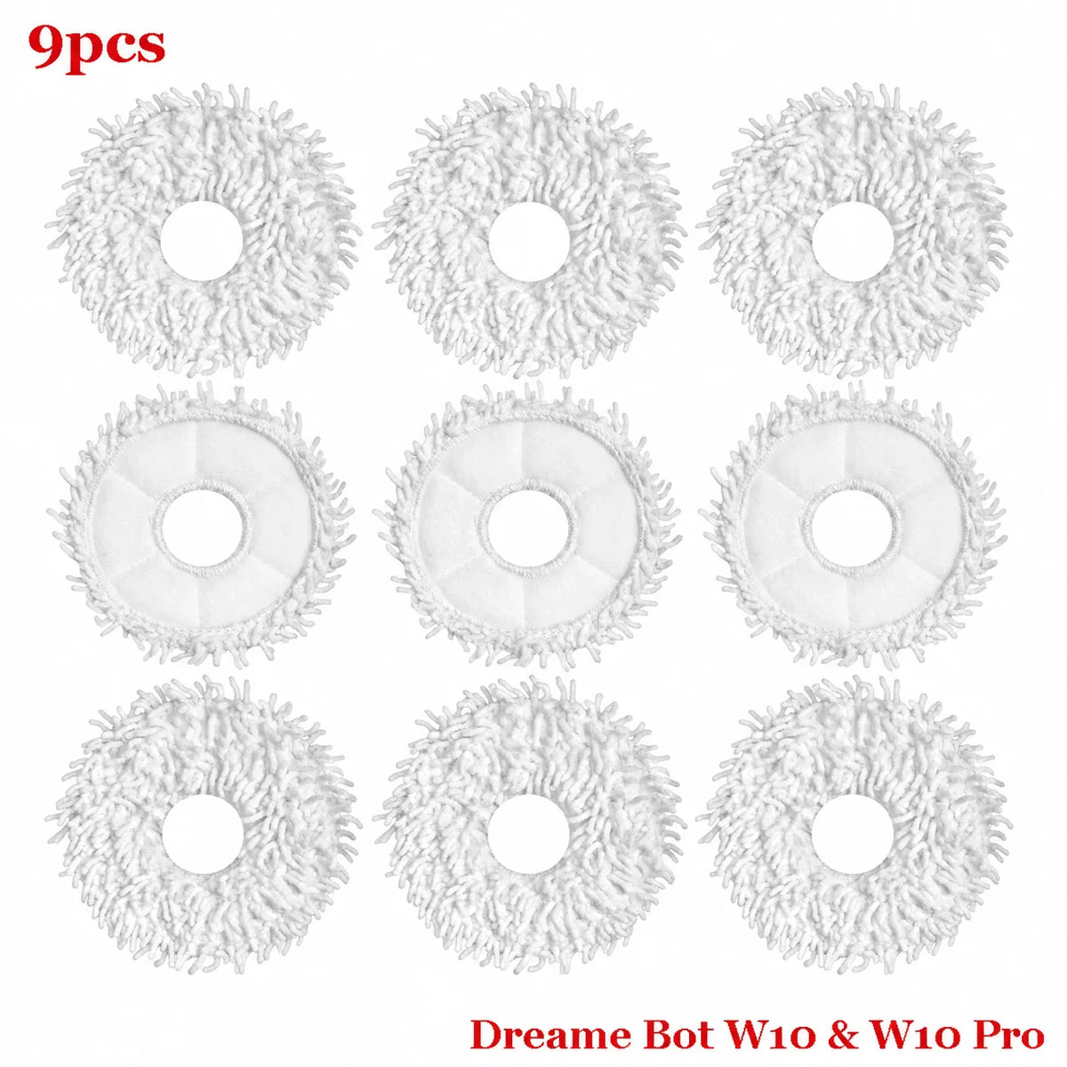 Mop Pad Spare Parts For XiaoMi Dreame Bot W10 & W10 Pro Self-Cleaning Robot Vacuum And Mop Accessories Vacuum Cleaner Mop Cloth