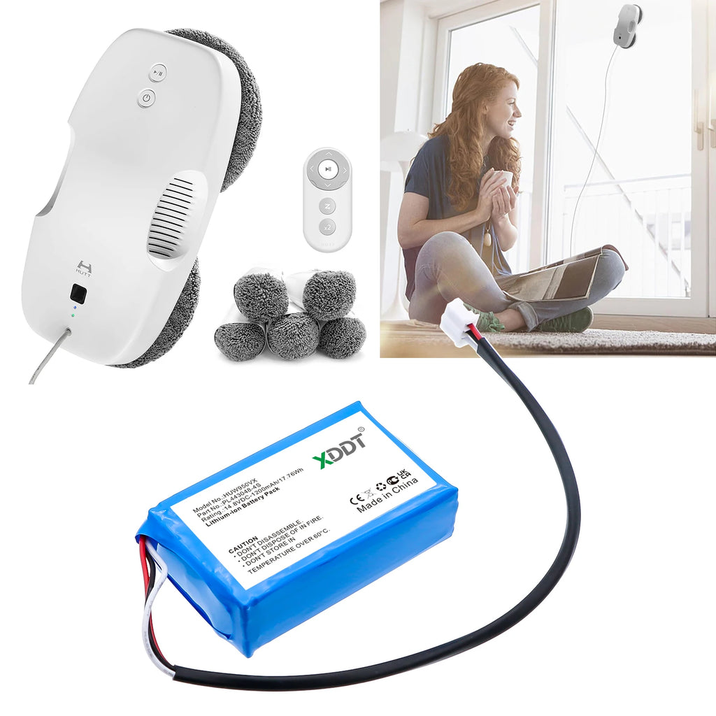 1200mAh 14.8V 17.76Wh Li-Ion Battery For HUTT W55 W66 DDC55 