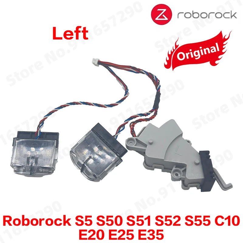 Original Roborock S5 S50 S51 S52 S55 C10 E20 E25 E35 Cliff Sensor Spare Parts Left and Right Cliff Harness Assembly Accessories